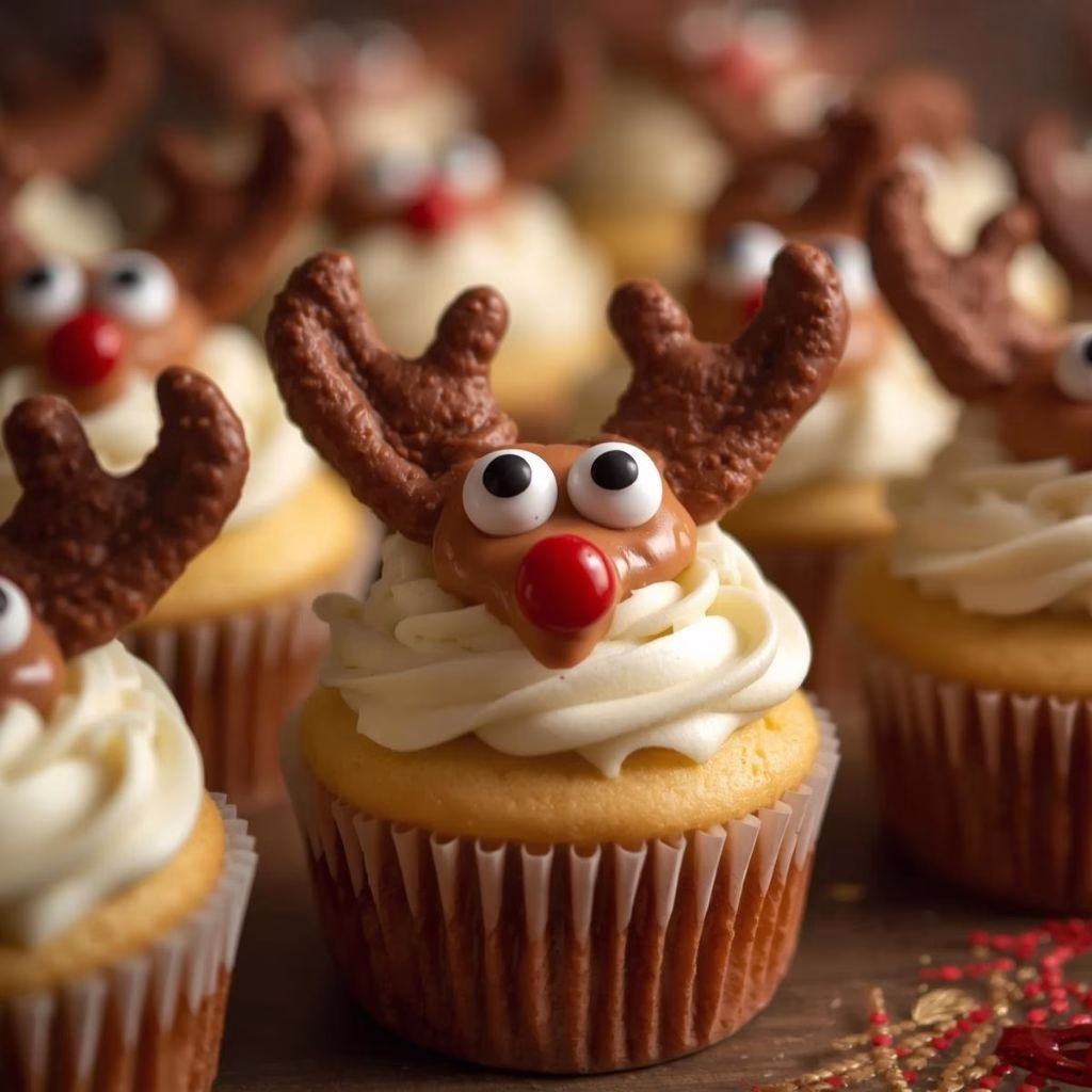 Easy Reindeer Cupcakes Recipe