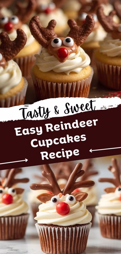 Easy Reindeer Cupcakes Recipe