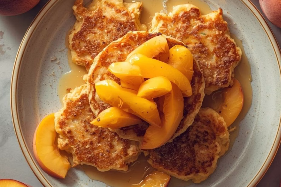 Fresh Peach Fritters Recipe