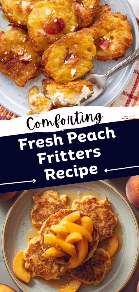 Fresh Peach Fritters Recipe