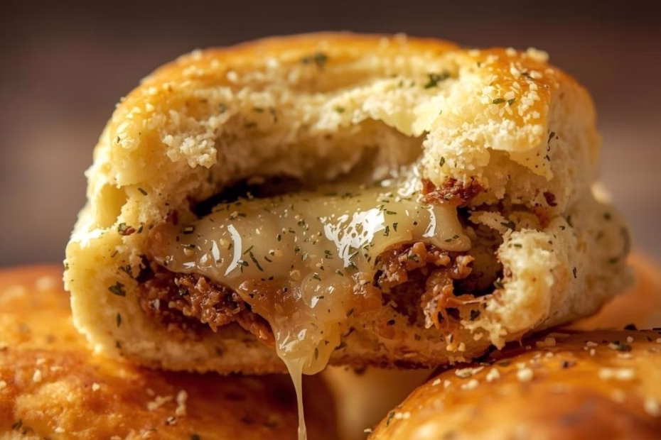 Garlic Parmesan Cheeseburger Bombs Recipe
