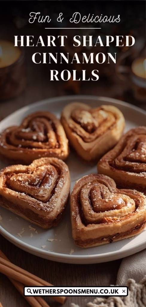 Heart Shaped Cinnamon Rolls Recipe