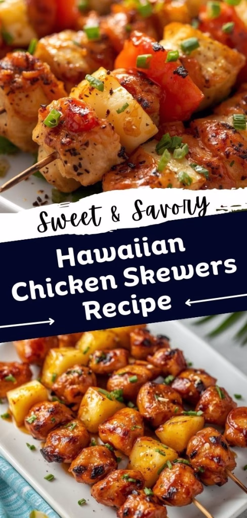 Hawaiian Chicken Skewers Recipe