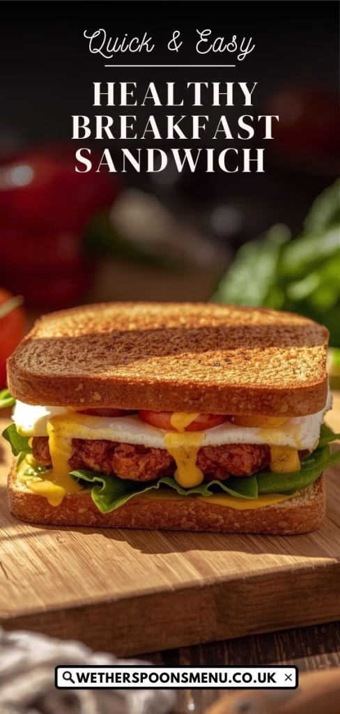Healthy Breakfast Sandwich Recipe