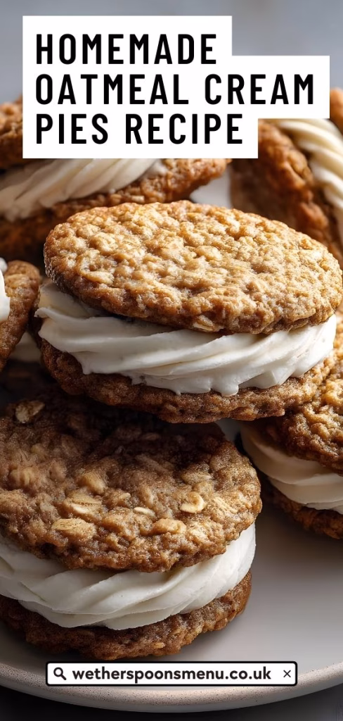 Homemade Oatmeal Cream Pies Recipe