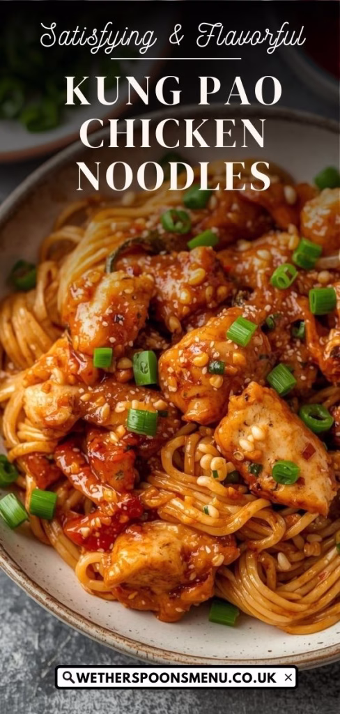 Kung Pao Chicken Noodles Recipe