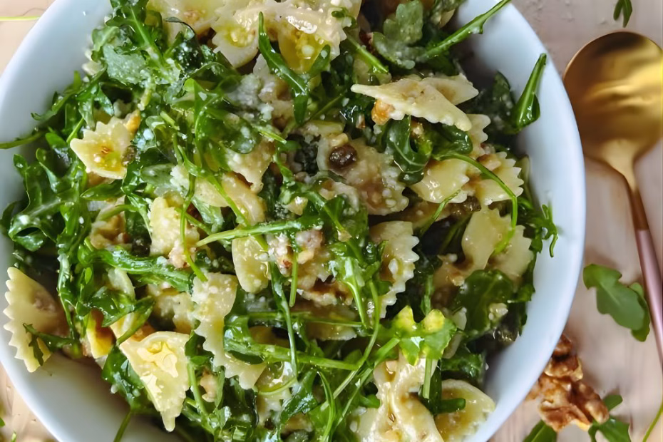 Lemon Arugula Pasta Salad Recipe
