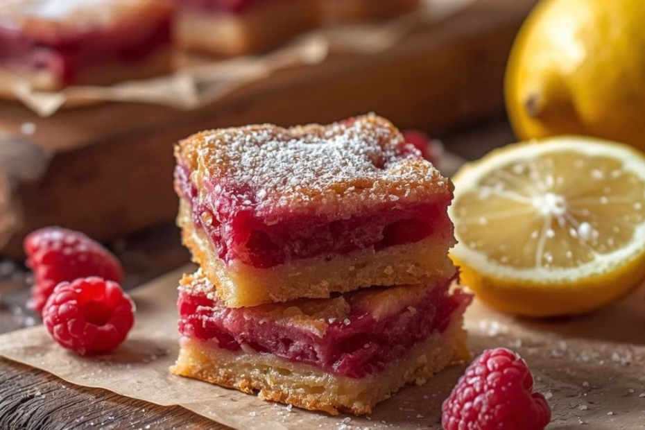 Lemon Raspberry Bars Recipe