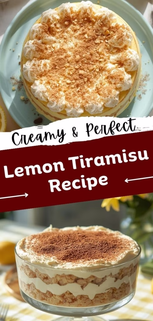 Lemon Tiramisu Recipe
