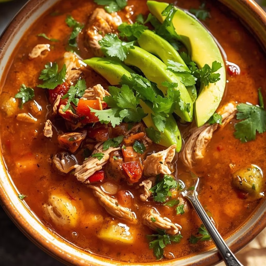Low Carb Chicken Tortilla Soup Recipe