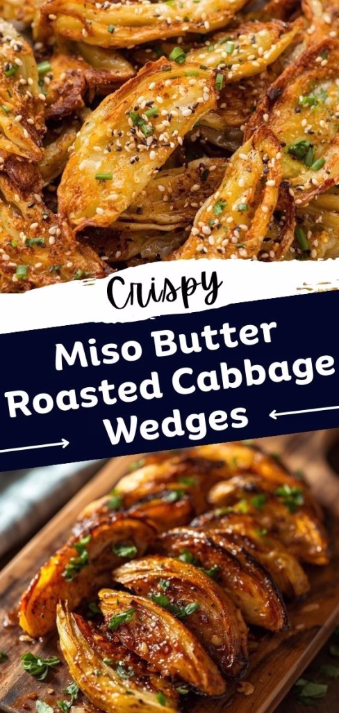 Miso Butter Roasted Cabbage Wedges Recipe