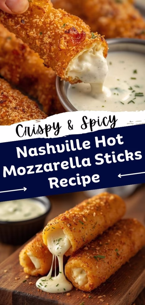 Nashville Hot Mozzarella Sticks Recipe