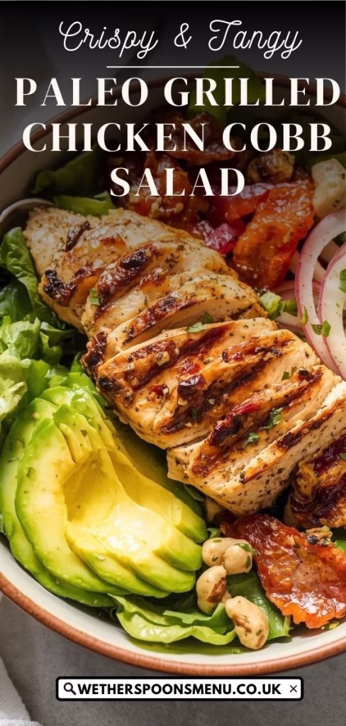 Paleo Grilled Chicken Cobb Salad Recipe