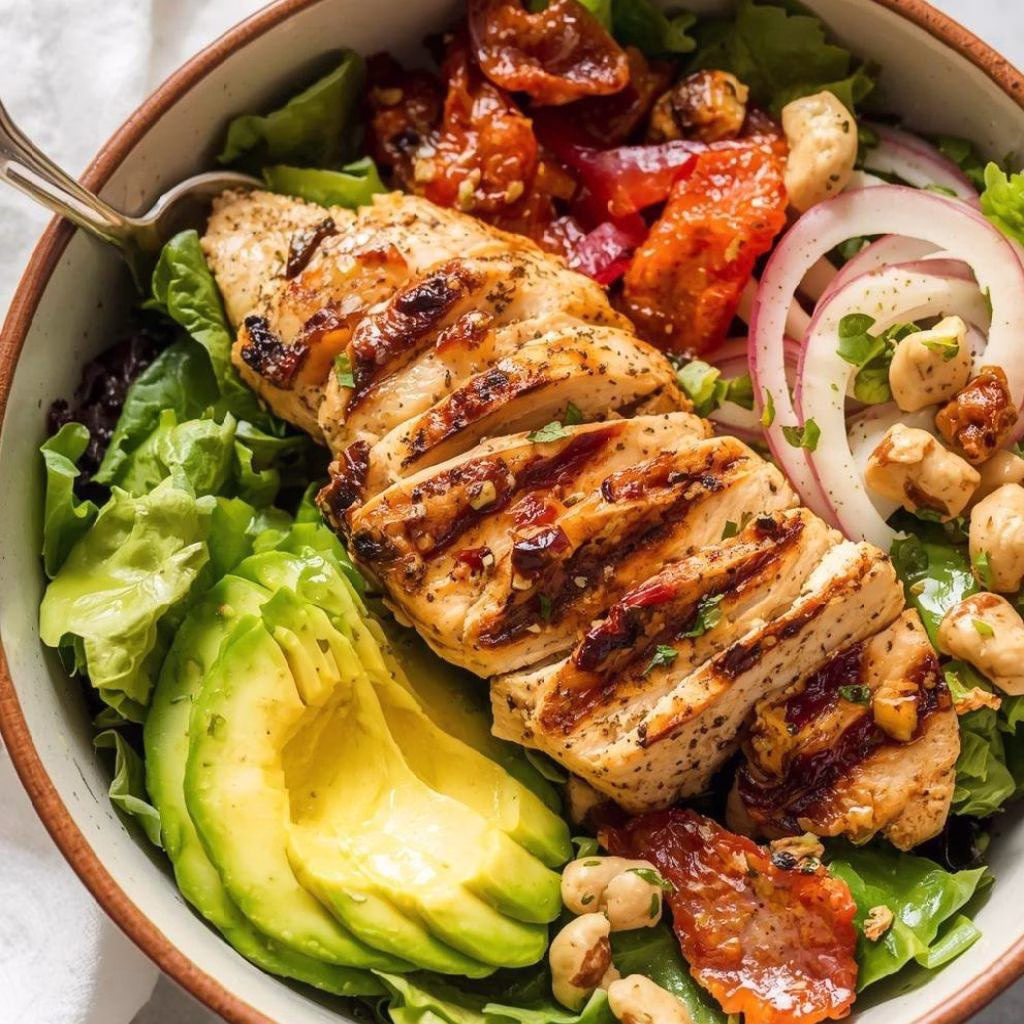 Paleo Grilled Chicken Cobb Salad Recipe
