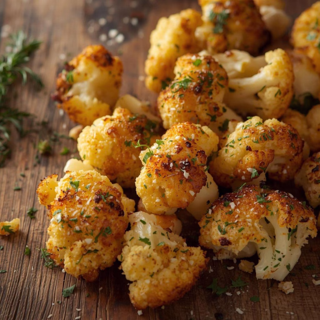 Crispy Parmesan Roasted Cauliflower Recipe