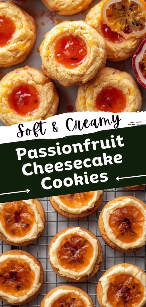 Passionfruit Cheesecake Cookies Recipe