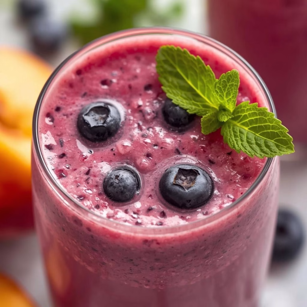 Peach Blueberry Smoothie Recipe