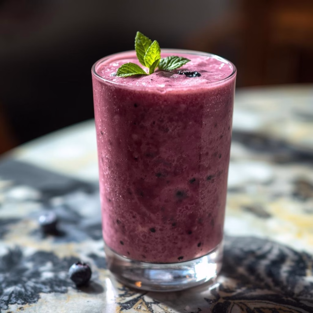 Peach Blueberry Smoothie Recipe