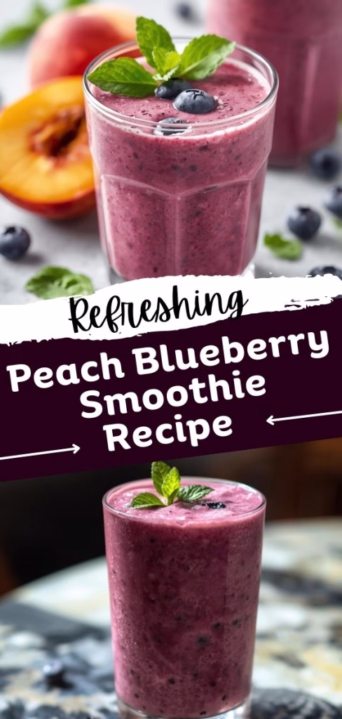 Peach Blueberry Smoothie Recipe