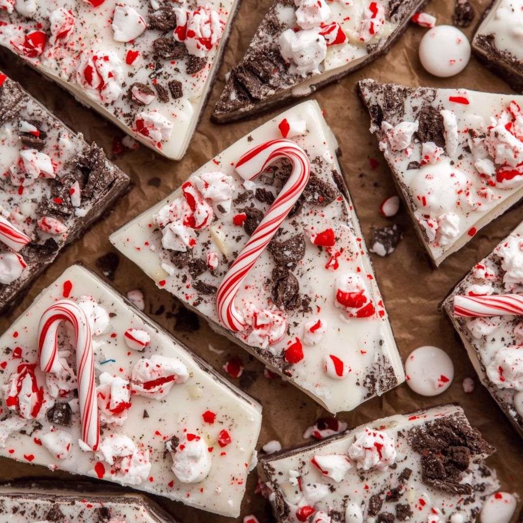 Peppermint Oreo Bark Recipe