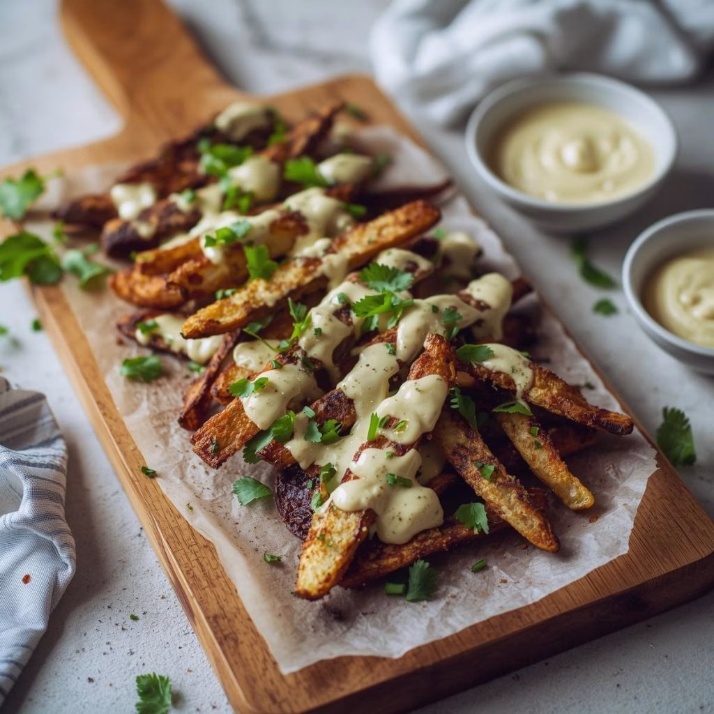 Portobello Fries with Meyer Lemonnaise Recipe