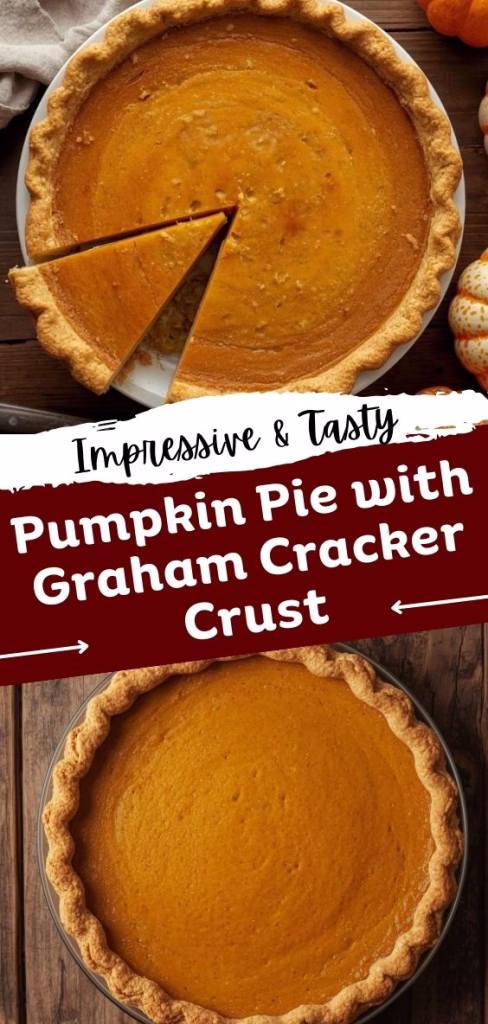 Pumpkin Pie with Graham Cracker Crust Recipe