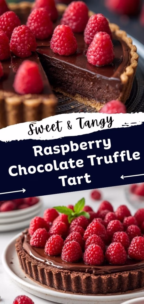 Raspberry Chocolate Truffle Tart Recipe