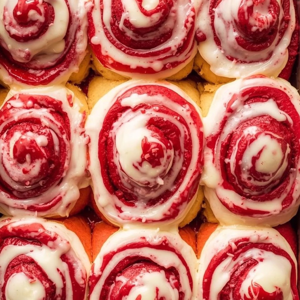 Red Velvet Cinnamon Rolls Recipe