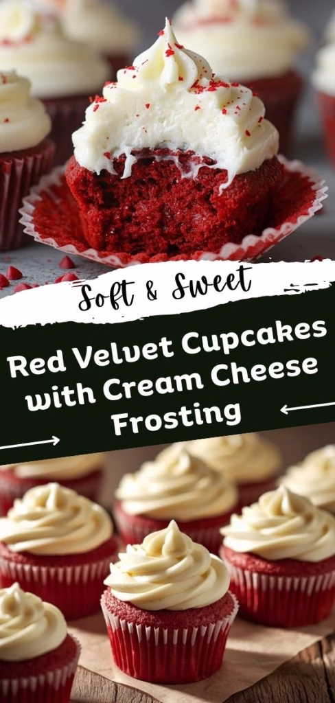 Red Velvet Cupcakes with Cream Cheese Frosting Recipe