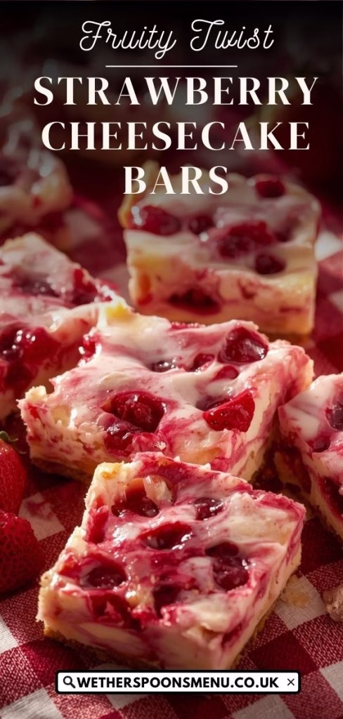 Strawberry Cheesecake Bars Recipe