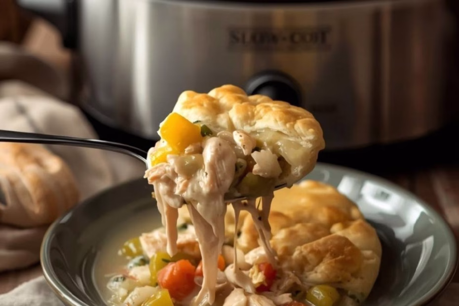 Slow Cooker Chicken Pot Pie Recipe