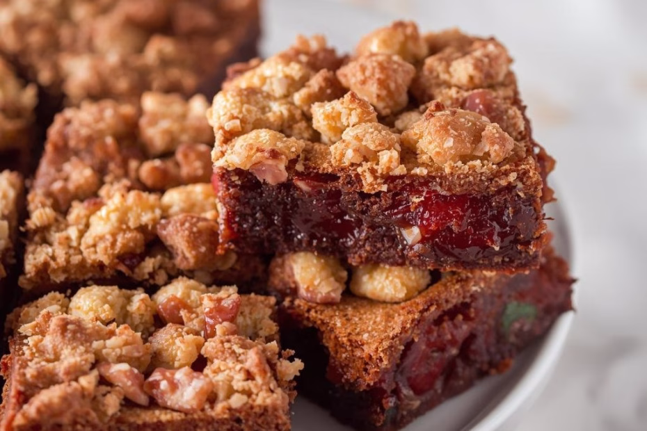 Strawberry Crunch Brownies Recipe