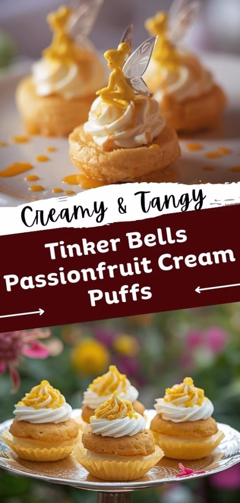 Tinker Bells Passionfruit Cream Puffs Recipe