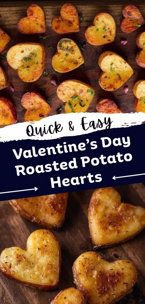 Valentine’s Day Roasted Potato Hearts Recipe