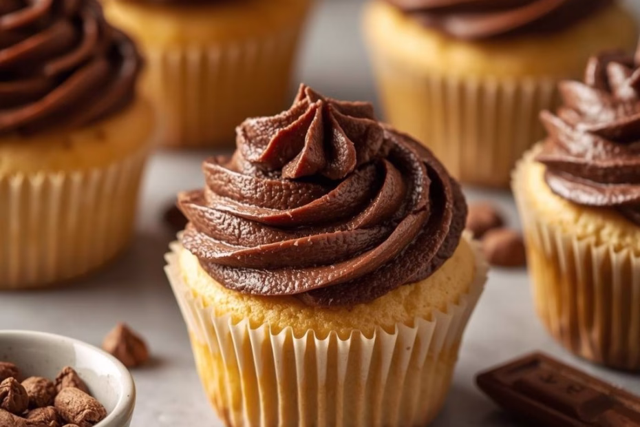 Vanilla Cupcakes with Chocolate Frosting Recipe