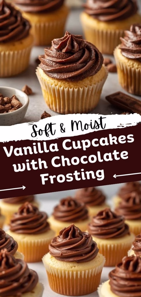 Vanilla Cupcakes with Chocolate Frosting Recipe
