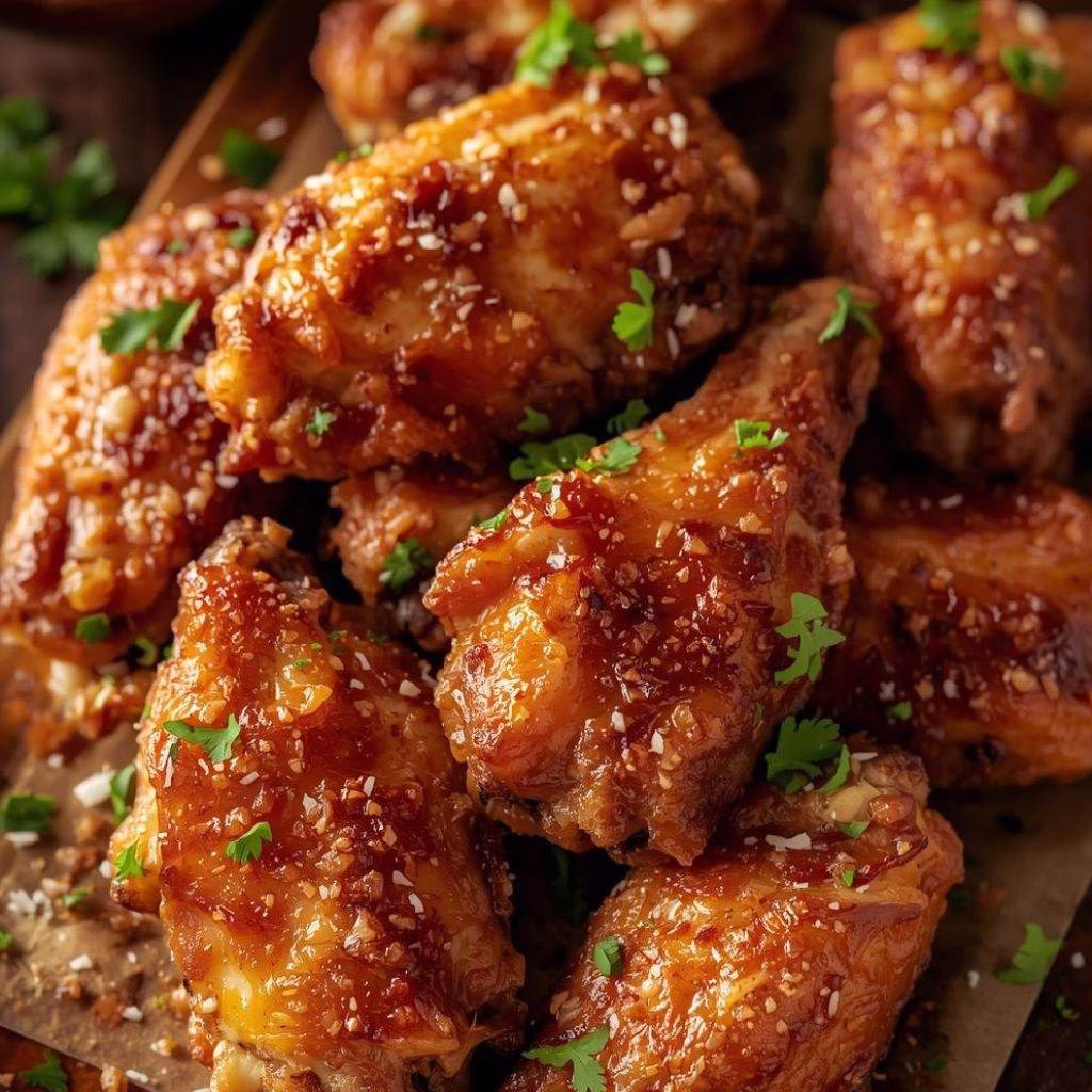 Baked Garlic Parmesan Boneless Wings Recipe