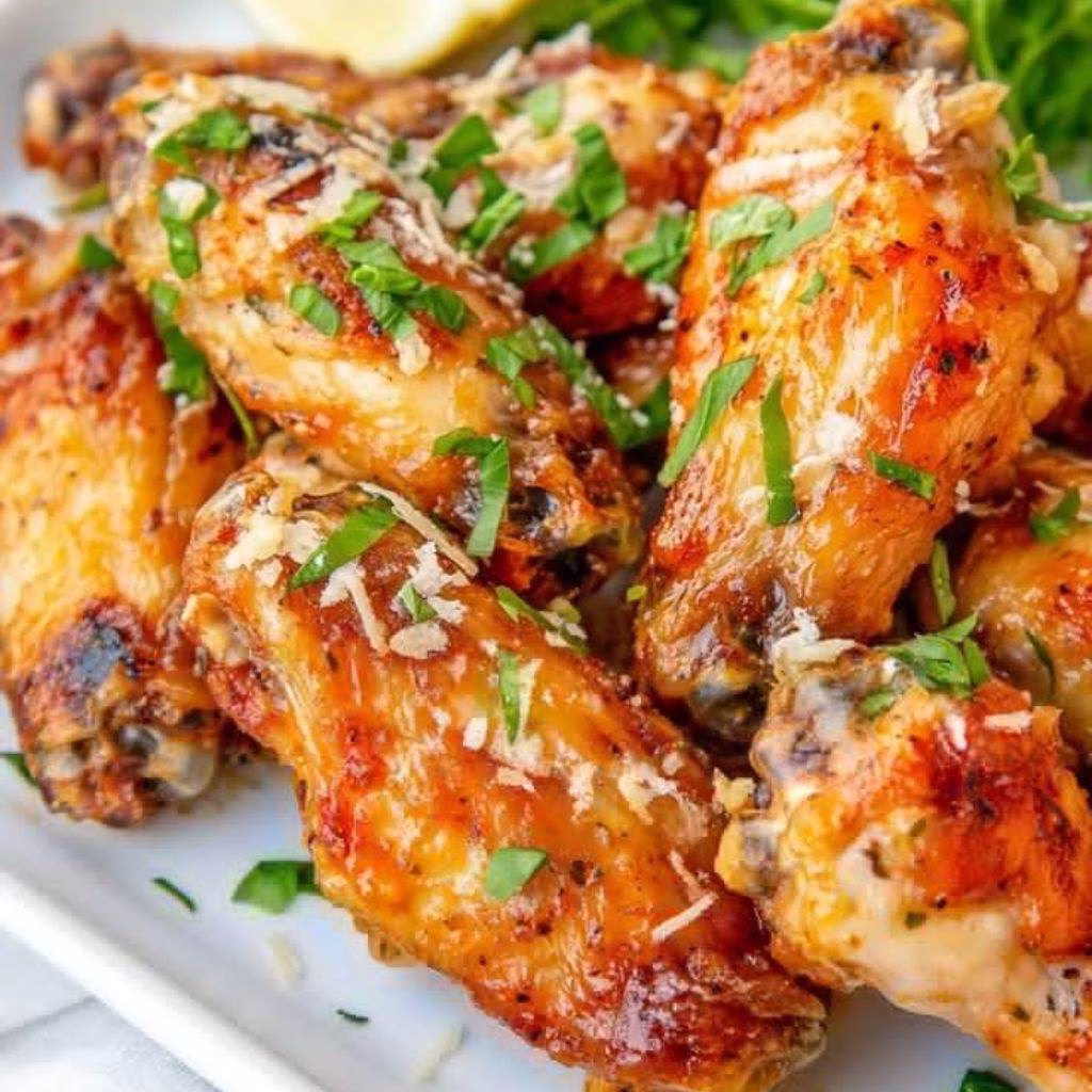 Baked Garlic Parmesan Boneless Wings Recipe