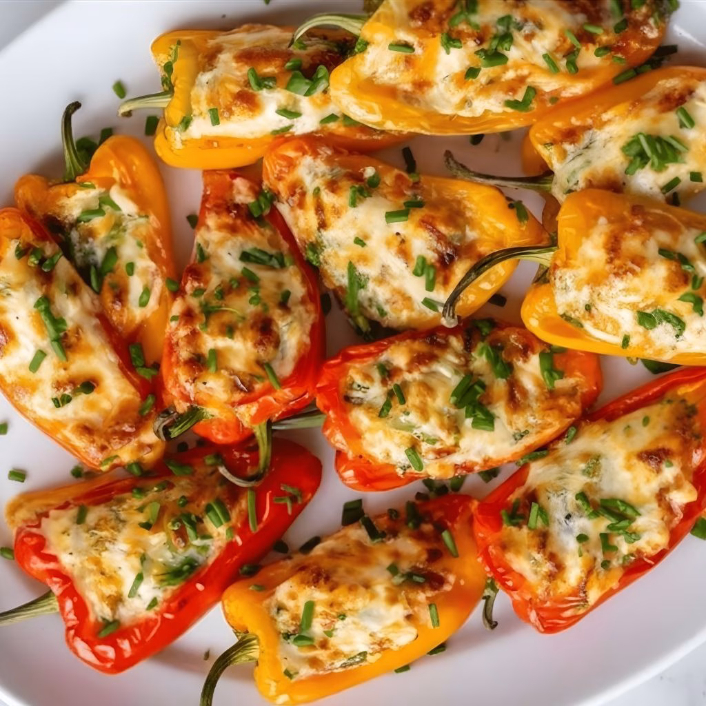 Goat Cheese Stuffed Mini Peppers Recipe