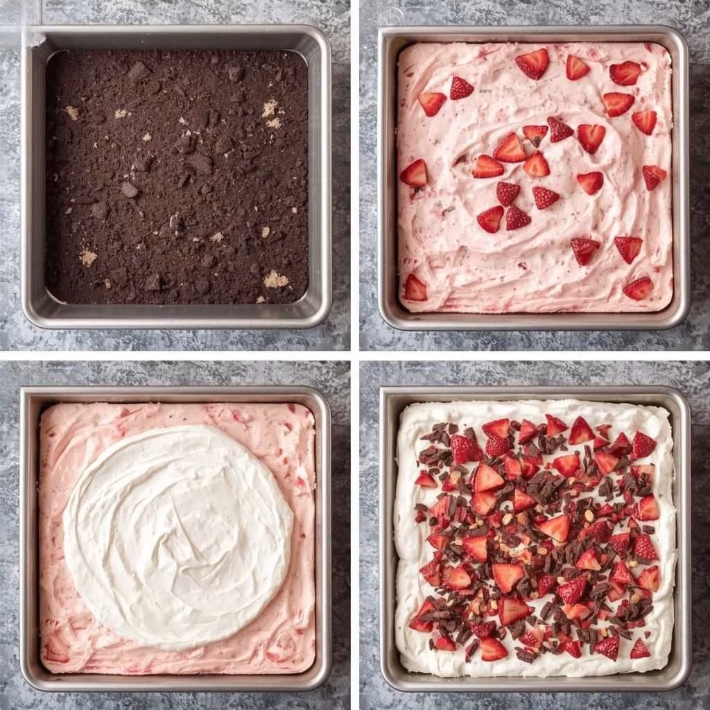 Strawberry Cheesecake Bars Recipe