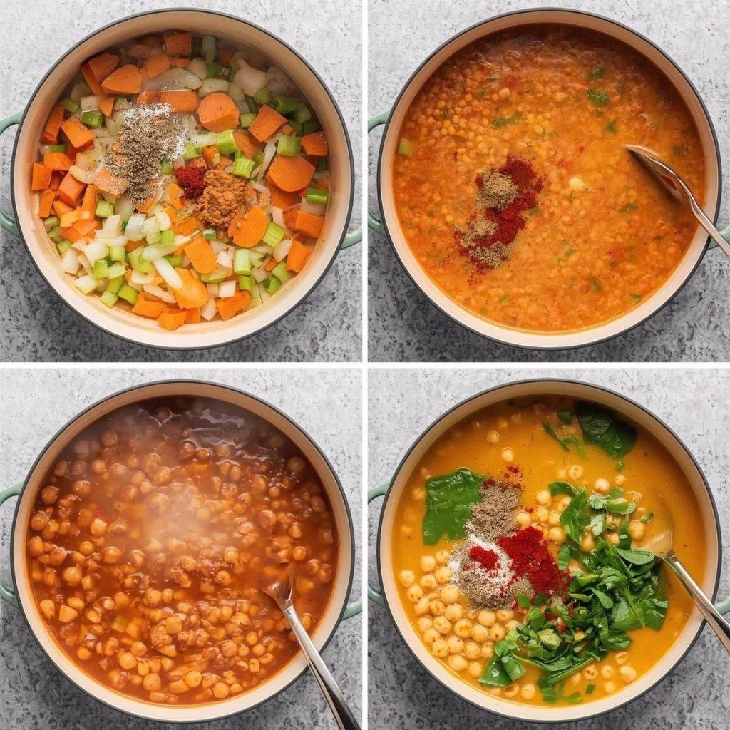 Moroccan Chickpea Soup Recipe