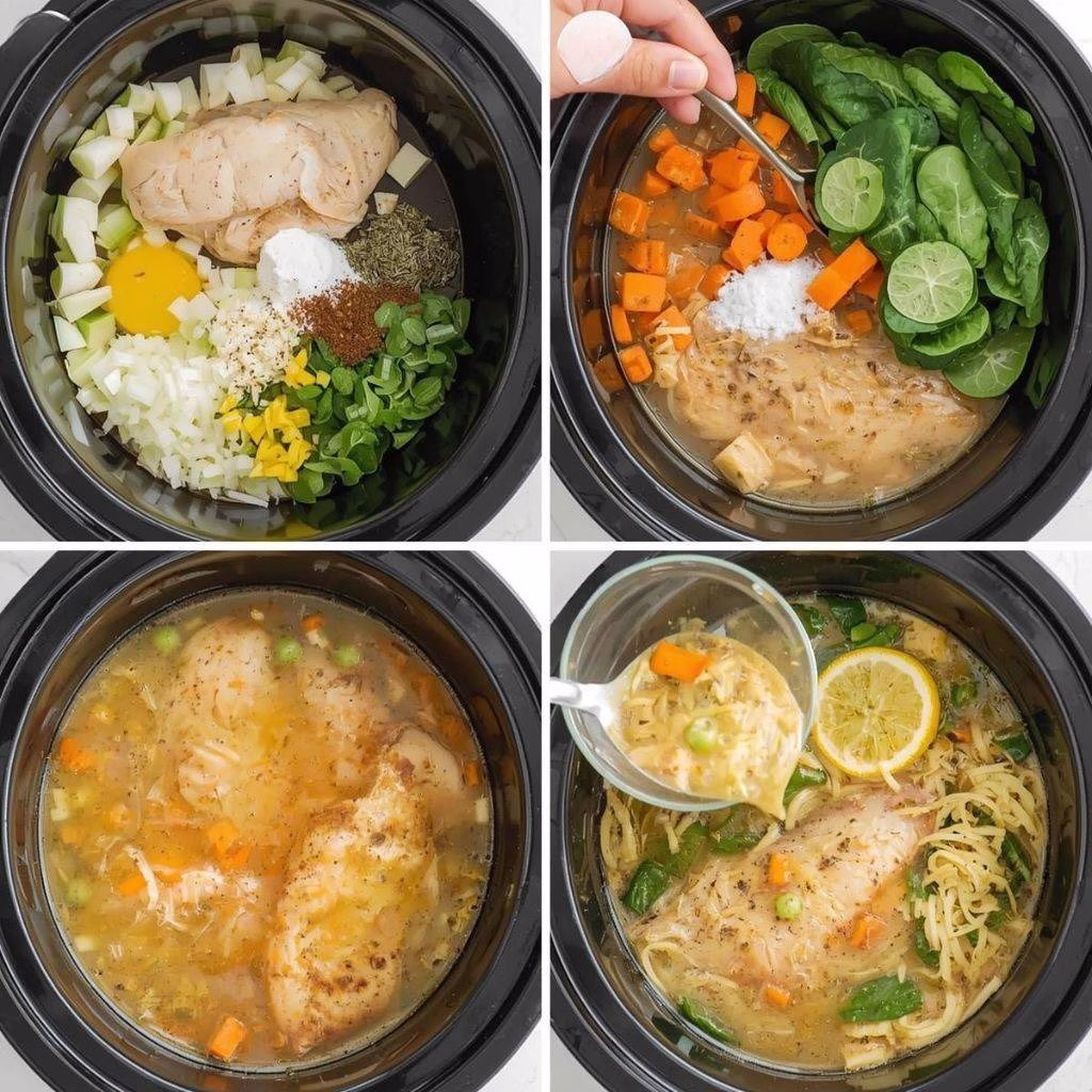 Crockpot Lemon Chicken Soup Recipe