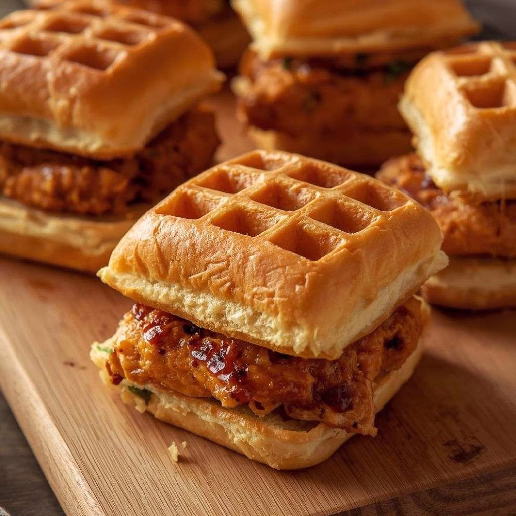 Chicken & Waffle Sliders Recipe