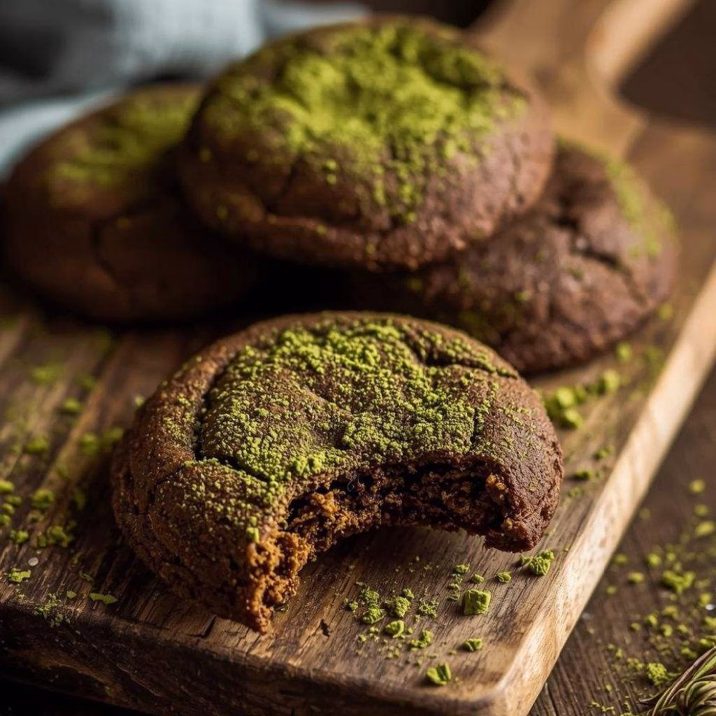 Brown Butter Matcha Cookies Recipe
