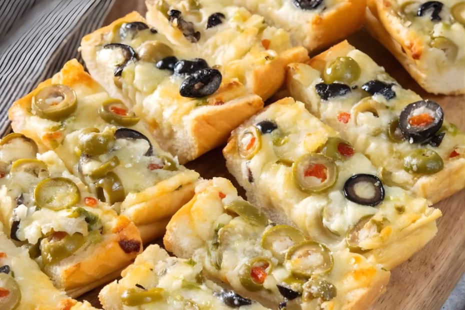 Olive Cheese Bread Recipe