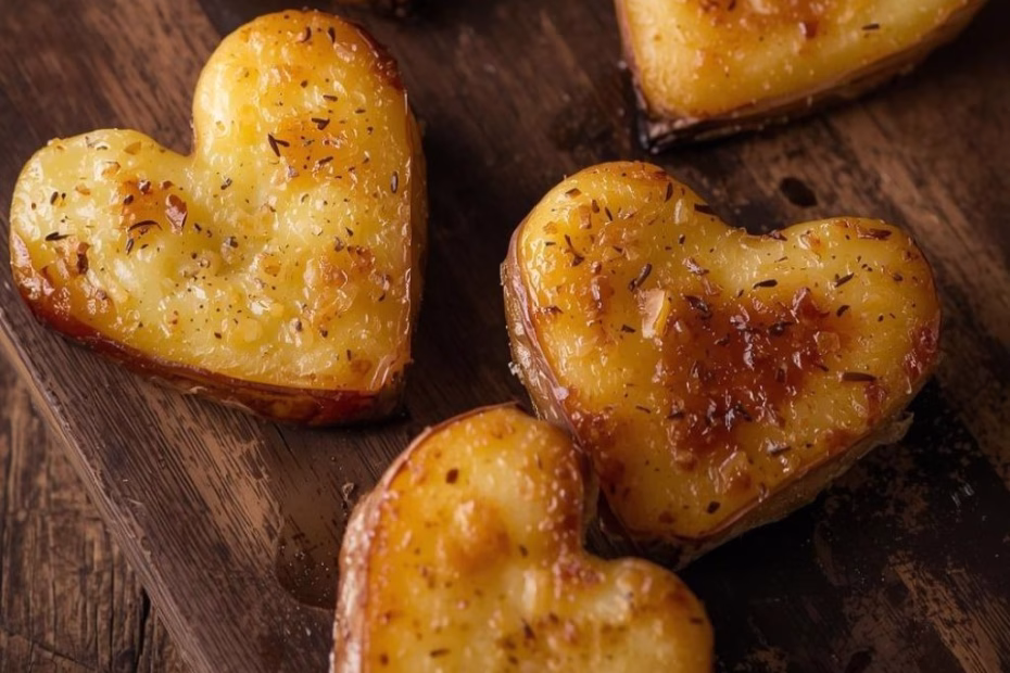 Valentine’s Day Roasted Potato Hearts Recipe