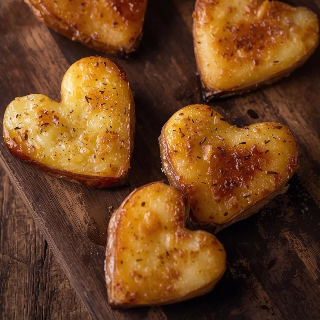 Valentine’s Day Roasted Potato Hearts Recipe