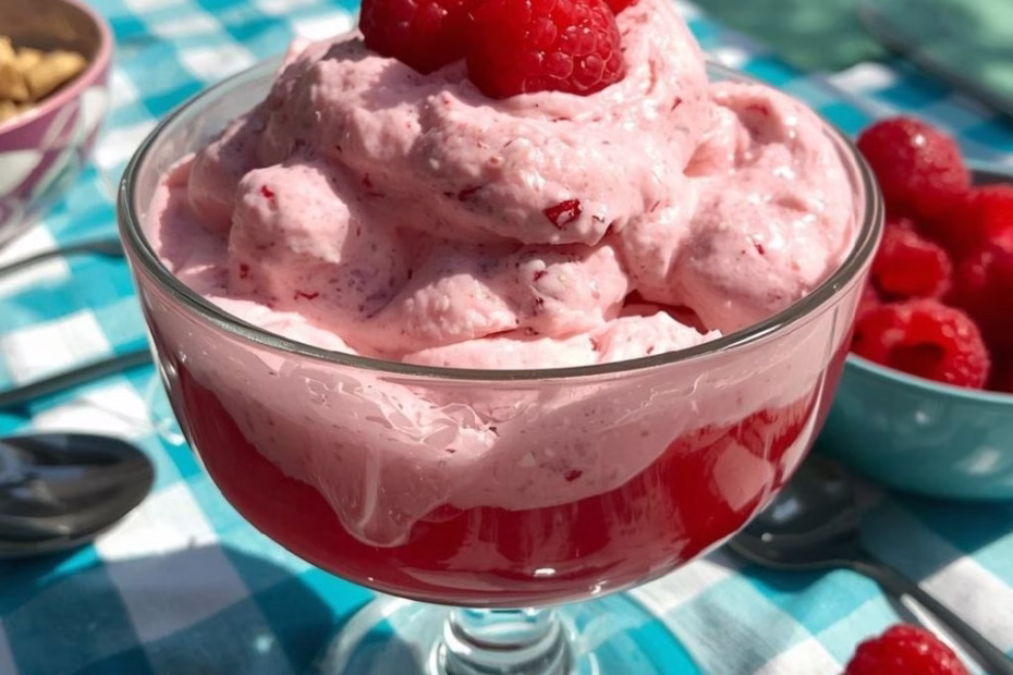 Raspberry Jello Fluff Recipe