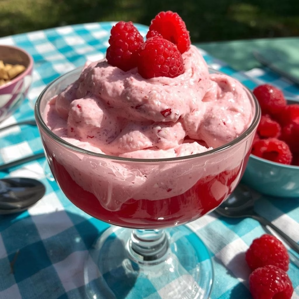 Raspberry Jello Fluff Recipe