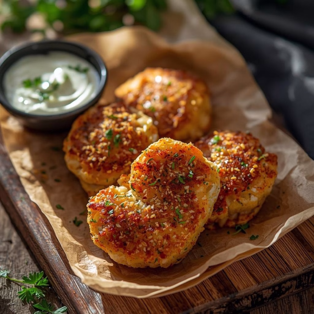 Shrimp Cakes with Garlic Aioli Recipe